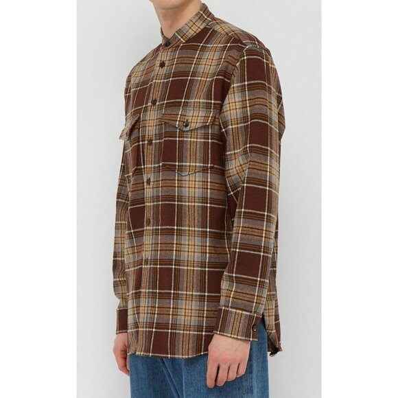 NWT Gucci Brown Wool Checked Button Down Shirt - Picture 4 of 11